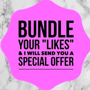 Big discounts!!! Bundle likes 🙌🏼👌🏼